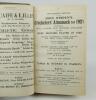 Wisden Cricketers&rsquo; Almanack 1921 and 1925. 58th & 62nd editions. Both bound in green and navy blue boards respectively, the 1921 edition lacking wrappers, the 1925 edition with good original wrappers, gilt titles to spines, red speckled page edges. The 19