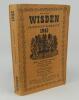 Wisden Cricketers&rsquo; Almanack 1945. 82nd edition. Original limp cloth covers. Only 6500 paper copies printed in this war year. Slightly cocked spine to the right, some soiling to rear cover, signature and date of ownership to first advertising page otherwis