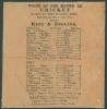 &lsquo;State of the Match of Cricket played at West Malling, Kent... between Kent & England&rsquo; 1841. Early original single sided scorecard for the match played at the Old County Ground, Town Malling, 29th- 31st July 1841. In a tightly fought match, England batted