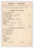 &lsquo;Kent v. Sussex. Match of Cricket at Tunbridge Wells&rsquo; 1848. Early and original small double sided scorecard for the match played at the Higher Common Ground, Tunbridge Wells, 27th & 28th July 1848. The card with printed scores at the close of the first da - 2