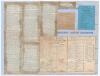 George Parr&rsquo;s team to North America 1859. First England cricket tour overseas. &lsquo;11 of England v 22 of the United States&rsquo;. Two very rare scorecards (thought to be the only surviving original scorecards from the pioneering first overseas tour), printed by F - 2