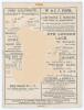 &lsquo;Surrey v. Nottingham&rsquo; 1872. &lsquo;McIntyre&rsquo;s Match&rsquo;. Early original double sided scorecard for the match played at Kennington Oval 12th- 14th August 1872. In a close game Nottinghamshire batted first and reached 209 with Martin McIntyre&rsquo;s top score in the mat - 2