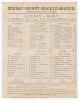 &lsquo;Surrey v. Kent&rsquo; 1873. Early original double sided scorecard for the match played at Kennington Oval 18th- 20th August 1873 with complete printed scores. Surrey batted first and made 156 (Henry Jupp 76), and in reply Kent 119 (George McGanlis 60, James So