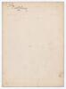 &lsquo;Grand Cricket Week, Canterbury. Kent v. Marylebone Club&rsquo; 1876. Early original single sided scorecard with complete printed and handwritten scores in ink and pencil, for the match played at Canterbury, 10th- 12th August 1876. In the twelve-a-side match th - 2