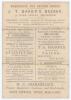 &lsquo;Grand County Match, Town Malling, Kent v. Sussex&rsquo; 1879. Early original scorecard with printed scores complete to the end of the first day&rsquo;s play, for the match played at the Old County Ground, Town Malling, 31st July & 1st August 1879. Scheduled for thre - 2