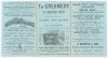 Australian tour to England 1888. &lsquo;Grand Cricket Match. Australians v. [11 of] England&rsquo;. Early original double sided folding scorecard with complete printed scores for the tour match played at the Central Recreation Ground, Hastings, 2nd- 4th August 1888. - 2