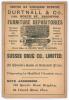 &lsquo;Sussex v. Glo&rsquo;stershire&rsquo; 1891. Walter Humphreys&rsquo; Benefit. Early original double sided scorecard with incomplete printed and handwritten scores in pencil for the match played at the County Ground, Hove, 8th & 9th June 1891. Scheduled for three days but co - 2