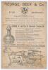 &lsquo;Canterbury Jubilee Cricket Week. Kent v. Gloucestershire&rsquo; 1891. Early original double sided scorecard with complete printed and handwritten scores in pencil for the match played at the St. Lawrence Ground, Canterbury, 3rd- 5th August 1891. In a rain affe - 2