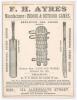 Australia tour to England 1893. &lsquo;Surrey v. Australians&rsquo;. Early original double sided scorecard with complete printed and handwritten scores in pencil for the match played at Kennington Oval, 29th & 30th May 1893. In a relatively low scoring match on a dam - 2