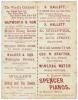 Australia tour to England 1893. &lsquo;Gravesend Cricket Week. Kent v. Australians&rsquo;. Early original double sided scorecard with incomplete printed and faintly handwritten scores in pencil for the match played at the Bat and Ball Ground, Gravesend, 22nd & 23rd J - 2