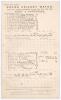 Australia tour to England 1905. &lsquo;Grand Cricket Match. Kent v Australia&rsquo;. Early original double sided scorecard with incomplete scores handwritten in ink for the match played at the St. Lawrence Ground, Canterbury, 24th- 26th August 1905. The Australians e