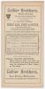 South Africa tour to England 1907. &lsquo;Essex v. South Africans&rsquo;. Rare early original double sided scorecard with complete printed scores for the tour match played at Leyton 23rd- 25th May 1907. Electing to bat first, Essex were bowled out cheaply for 89 with - 2