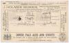 &lsquo;Dover Cricket Week- Athletic Ground- Kent v. Gloucester&rsquo;. Early original double sided scorecard with incomplete printed and handwritten scores in ink for the first County match to be played at Dover, 11th- 13th July 1907. Gloucestershire, sent in to bat 