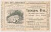 &lsquo;Dover Cricket Week- Athletic Ground- Kent v. Gloucester&rsquo;. Early original double sided scorecard with incomplete printed and handwritten scores in ink for the first County match to be played at Dover, 11th- 13th July 1907. Gloucestershire, sent in to bat - 2