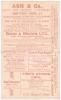 Gentlemen of Philadelphia tour to England 1908. &lsquo;Grand Cricket Match. Kent v Philadelphians&rsquo;. Rare early original double sided scorecard for the match played at the St. Lawrence Ground, Canterbury, 27th- 29th August 1908. The scorecard with the players li - 2