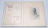 Arthur Morton. Derbyshire 1903-1926. &lsquo;Souvenir (of Arthur Morton&rsquo;s Benefit)&rsquo;. Printed and published by David S. Butler Ltd, Derby 1924. 16pp of photograph portraits of Derbyshire cricketers and advertisements, with a printed page insert appealing for memb - 3