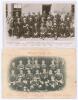 Rugby Union. New Zealand and Wales team postcards 1905. &lsquo;New Zealand Football Team. Group of 29&rsquo;. Mono real photograph postcard of the New Zealand touring party to British Isles, France and United States, 1905/06, depicted seated and standing in rows wear