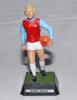 Bobby Moore. West Ham & England. Plastic figurine of Moore in West Ham colours with orange ball in his left hand, on named plinth. &lsquo;Wembley Soccer Stars&rsquo; from the series of six figures by Mettoy issued 1972. G/VG.