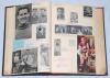 Football League club autograph scrapbook &lsquo;A-L&rsquo; early 1960s. A large album comprising a profuse collection of players&rsquo; signatures on cuttings, pages, pieces etc., all very nicely laid down to the album which comprises 150 numbered pages bound in red quarte - 4