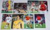 Arsenal F.C. Eight colour press photographs of Arsenal players, each signed by the featured player. Signatures are David Seaman, Thierry Henry, Dennis Bergkamp, Jermaine Pennant, Paul Merson, Marc Overmars etc. Approx. 10&rdquo;x8&rdquo;. VG.