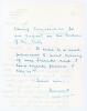 Herbert Sutcliffe. Yorkshire & England 1919-1945. Four letter comprising correspondence from 1965 between Sutcliffe and Leslie Deakins, Secretary of Warwickshire C.C.C. In a two page handwritten letter in ink dated 26th April 1965 Sutcliffe states that he - 2