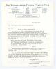 Edgar John ‘Eddie’ Barlow. Transvaal, Eastern Province, Western Province, Derbyshire, Boland & South Africa 1960-1983. Three letters relating to Eddie Barlow in 1968. The first is dated 5th March from Leslie Deakins, General Secretary of Warwickshire C.C