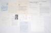 Warwickshire trialists 1950s-1980s. Eight letters, the majority from and/ or to Leslie Deakins, Secretary of Warwickshire C.C.C., relating to requests and invitations to attend trials etc. Correspondents include an invitation to Ken Higgs (Lancashire, Lei