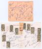 West Indies tour to England 1957. Album page nicely signed in ink by fourteen playing members of the touring party and an official headed page for the tour signed by seventeen members of the touring party. Signatures are Goddard (Captain), Gilchrist, Pair