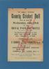 Kent v Warwickshire 1931. ‘The Only Official County Cricket Ball will be held on Wednesday June 24th at the Royal Pavilion Hotel. The Captains and Players of both Kent and Warwick Teams will positively attend’. Printed by ‘Day by Day’ Publishing Co, 93 To