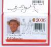 Geoff Boycott. Official M.C.C. ‘Honorary Life Member’ card/ booklet for 2006 issued to Boycott. The small booklet in red leather with gilt titles to front. Signed boldly in black ink to the first page by Boycott in addition to the membership label to insi - 2