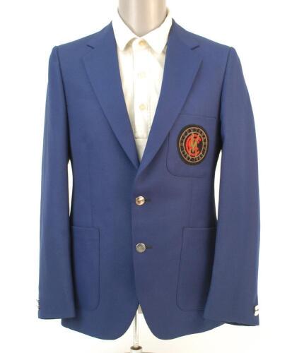 Bruce Nicholas French. Nottinghamshire & England 1976-1995. M.C.C. Bicentenary mid blue blazer, by Burton of Leeds, with embroidered M.C.C. Bicentenary 1787-1987 emblem in black, gold and red to chest pocket. Typewritten note of authentication to pocket, 