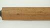 George Geary. Leicestershire & England 1912-1938. ‘What a Bat’. A Gunn & Moore ‘Autograph’ cricket bat used by Geary during his playing career, the vendor suggests around 1925 in his notes. The bat was presented to William Sherwin, bat maker of Nottingham