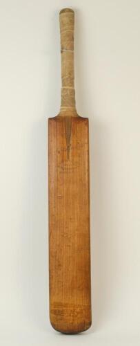 Maurice Leyland. Yorkshire & England 1920-1946. A.G. Spalding ‘Extra Special’ cricket bat used by Leyland on the M.C.C. ‘Bodyline’ tour of Australia in 1932/33. The bat has Leyland’s handwritten name/signature to shoulder and it was bought by the present 