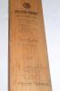 West Indies tour to England 1963. Full size Gray Nicholls &lsquo;Crusader&rsquo; bat signed in ink to the face by seventeen members of the West Indies touring party and eleven &lsquo;England Players 1963&rsquo;. West Indies signatures include Worrell (Captain), Hunte, Solomon, V - 2