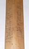 West Indies tour to England 1963. Full size Gray Nicholls &lsquo;Crusader&rsquo; bat signed in ink to the face by seventeen members of the West Indies touring party and eleven &lsquo;England Players 1963&rsquo;. West Indies signatures include Worrell (Captain), Hunte, Solomon, V - 5