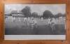 ‘Kent v Lancashire at Canterbury 1906’. Albert Chevallier Tayler. Original large mono engraving of the famous painting of Colin Blythe bowling to Tyldesley with the attacking fielders around the bat. Large title to lower border ‘The Kent Eleven. Champions