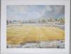 Jocelyn Galsworthy. ‘England v West Indies’ 1995-2000. Five limited edition prints of scenes of play in progress from England v West Indies Test matches, each signed by the artist Jocelyn Galsworthy. Subjects are ‘Edgbaston 1995’, limited edition no. 76/1 - 3