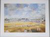 Jocelyn Galsworthy. ‘England v West Indies’ 1995-2000. Five limited edition prints of scenes of play in progress from England v West Indies Test matches, each signed by the artist Jocelyn Galsworthy. Subjects are ‘Edgbaston 1995’, limited edition no. 76/1 - 4