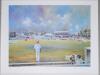 Jocelyn Galsworthy. ‘England v West Indies’ 1995-2000. Five limited edition prints of scenes of play in progress from England v West Indies Test matches, each signed by the artist Jocelyn Galsworthy. Subjects are ‘Edgbaston 1995’, limited edition no. 76/1 - 5