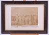 &lsquo;Lord Londesborough&rsquo;s XI 1875&rsquo;. Very early original sepia photograph of eleven players seated and standing in rows in casual pose, spectators in the background. The photograph measures 11.5&rdquo;x7.5, laid to mount with handwritten title in ink to lower mount 
