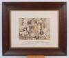 ‘Old Reptonians v Fettesian Lorettonians 1890’. Attractive original sepia photograph of the two teams seated and standing on stone steps, presumably at Repton College. Hand written title and players’ names in ink to lower border of the image and title and