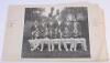 England XI v The Rest, Test Trial. Lord’s, June 1st-3rd 1938. Excellent photograph of the England team, standing and seated in rows wearing Test and County blazers, who played in the Trial match. Players include Hammond (Cpt), Ames, Wyatt, Farnes, Brown, 