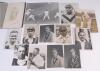 Overseas Test players. Selection of twelve pre war press photographs showing overseas Test players and the odd match in progress. Players and matches featured include Catterall 1929, Herbie Taylor 1929 (signed later years) , Langton (1925) and Rowan of So