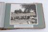 Arthur Wood. Yorkshire & England 1929-1946. A very large, heavy and thick three quarter leather bound oblong photograph album containing over three hundred and fifty photographs from the cricket seasons of 1930 to 1938, action images, studies of players a - 8