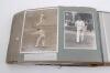 Arthur Wood. Yorkshire & England 1929-1946. A very large, heavy and thick three quarter leather bound oblong photograph album containing over three hundred and fifty photographs from the cricket seasons of 1930 to 1938, action images, studies of players a - 10