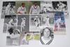 Gloucestershire county player photographs 1980s-2010s. A selection of twenty nine colour and mono press and copy photographs, photomontages, cuttings etc. of Gloucestershire players. Twelve are signed by the featured player(s). Signatures include Jack Rus - 2