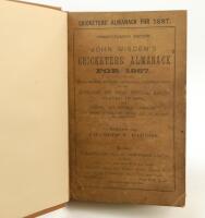 Wisden Cricketers’ Almanack 1887. 24th edition. Original paper wrappers, bound in brown boards, with gilt titles to spine. Darkening and staining to wrappers with very minor wear otherwise in good/very good condition