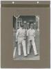 John William ‘Jack’ Hearne. Middlesex & England 1909-1936. Two early mono photographs of Hearne walking out to bat, one in 1910 (6.5”x8.5”), the other with G.A. Faulkner (South Africa) for the M.C.C. v Yorkshire at Scarborough in 1913 (4.75”x8”). The phot - 2