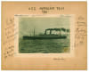 M.C.C. tour of Australia 1924/1925. Original mono real photograph of the S.S. Ormonde, the ship which took the M.C.C. team to Australia in 1924. The photograph, laid down to photographer’s mount, has handwritten title ‘M.C.C. Australian Tour 1924’ to top 