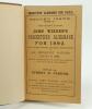 Wisden Cricketers’ Almanack 1892. 29th edition (2nd issue). Bound in brown boards, with original wrappers, with boards, gilt titles almost identical in typeface and positioning as an original hardback edition. Very minor wear to spine paper otherwise in v